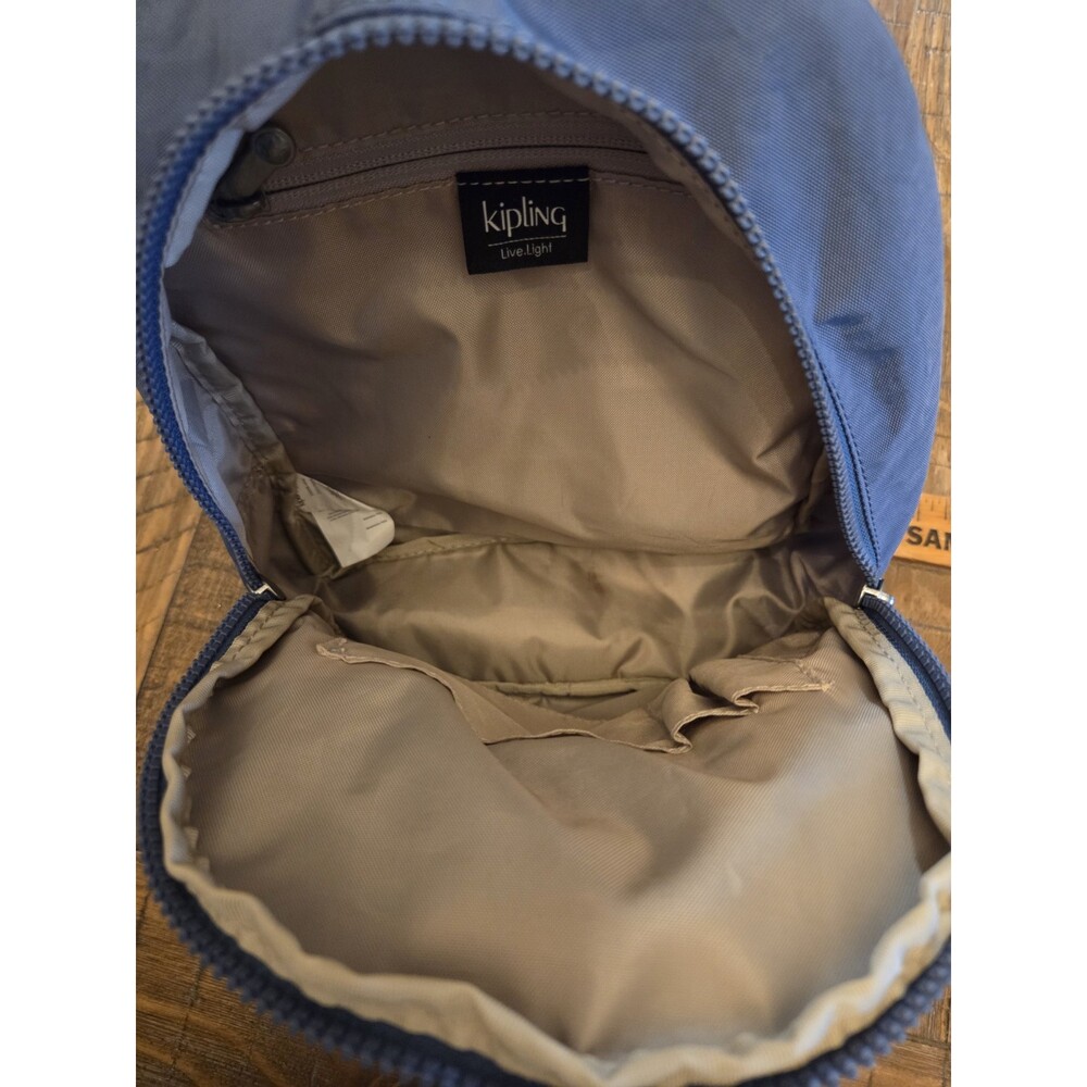 Kipling Small Backpack Blue - Picture 8 of 14